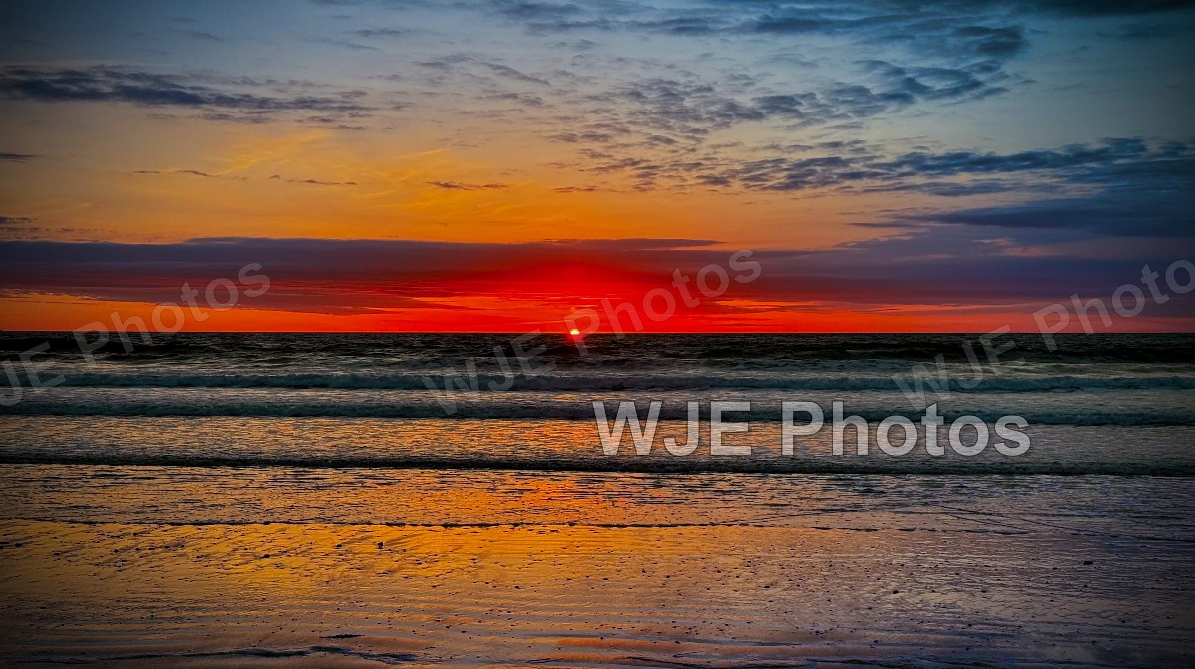 Sunrise over Hampton Beach on the New Hampshire seacoast