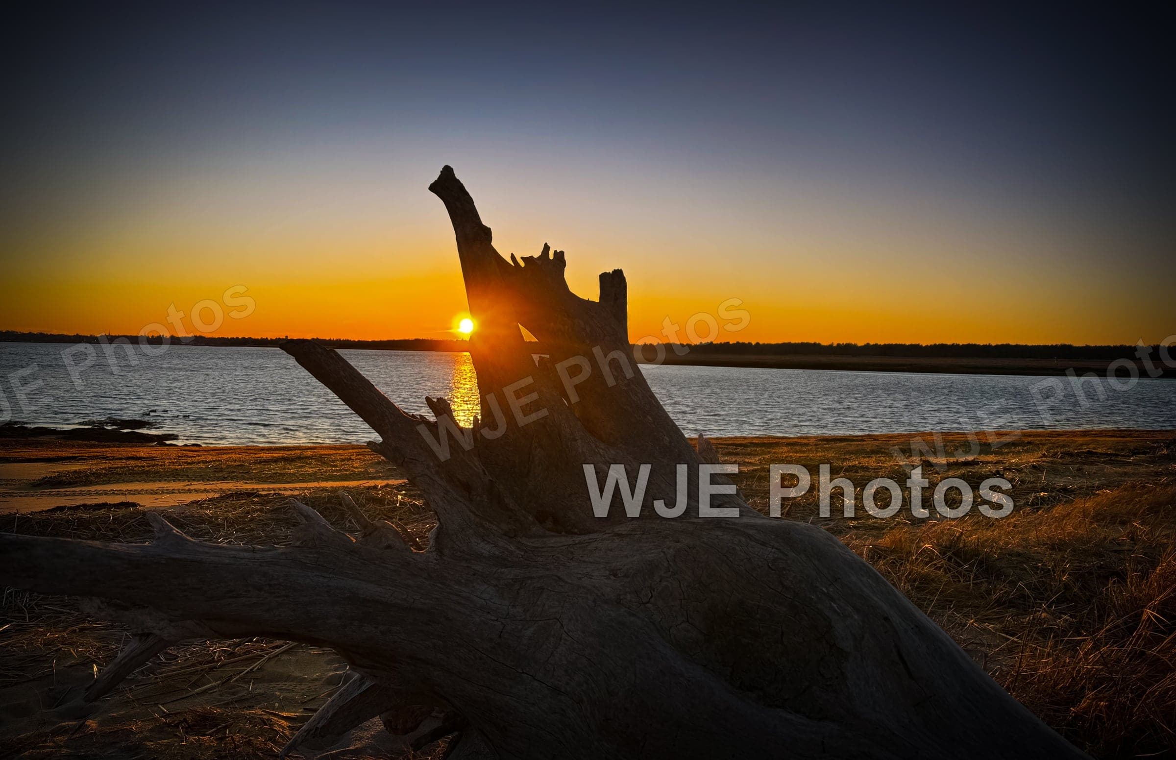 Sunset over Salisbury Reservation